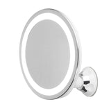 Makeup - spejl med lys Ø20 cm - 5x forstørrelse - Seniorshop