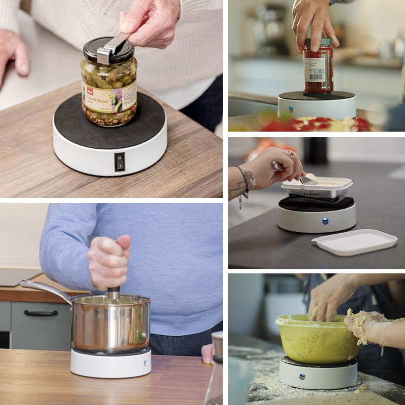 Easy-Up® feste for enhåndsbruk, Med tilbehør