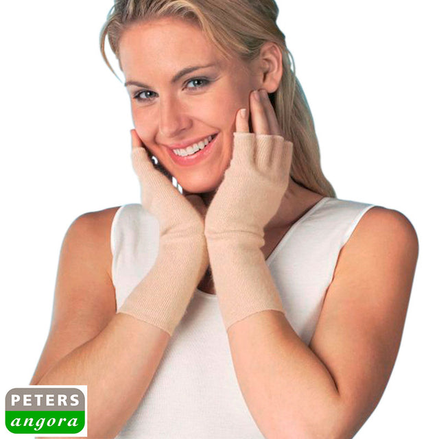 Handwärmer mit Angorawolle