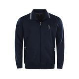 Cardigan mit Reißverschluss - Marineblau