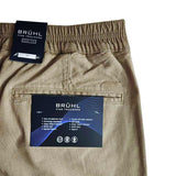 Bukser med elastisk talje - Sand - Seniorshop