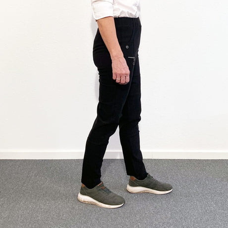 Damebukser med elastisk kant - Svart