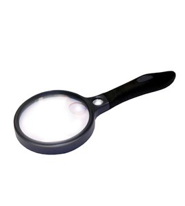Læselup med ergonomisk greb - 2x/10x forstørrelse