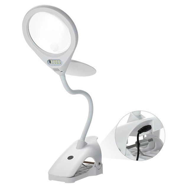 Bordslupp med lampa