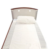 Glidelagen med satin - 140x200 cm - Seniorshop