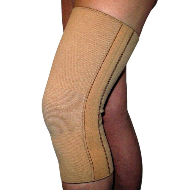 Elastische Kniebandage mit Spiralstreben, Wolle