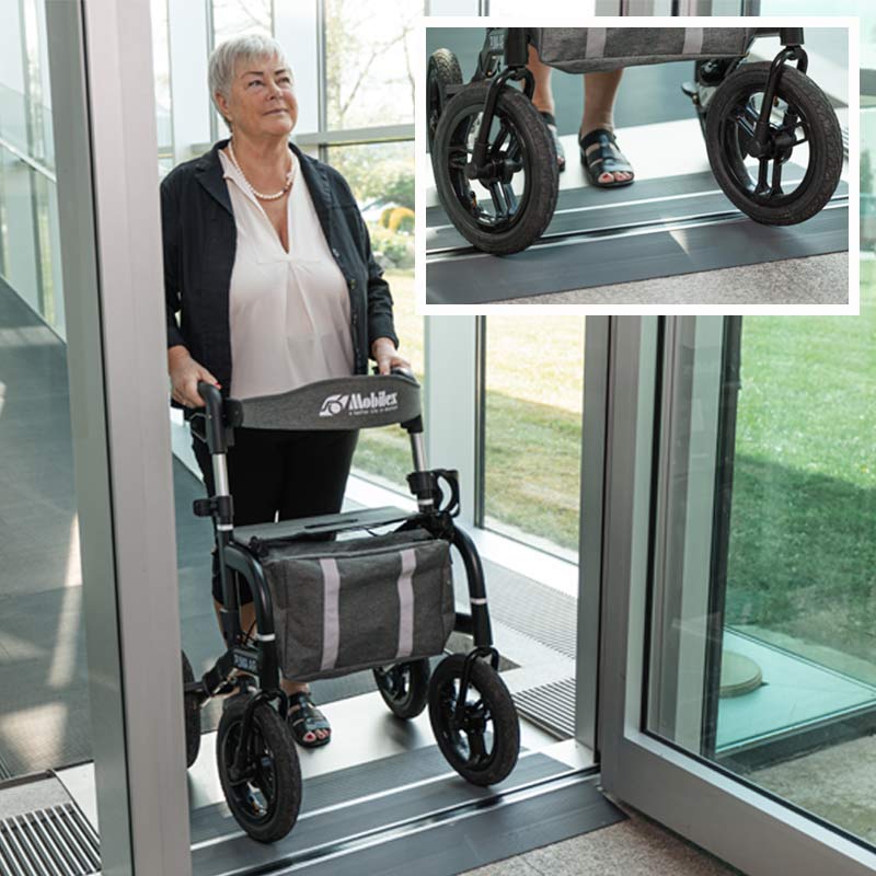 Gummirampe med limtape - Seniorshop