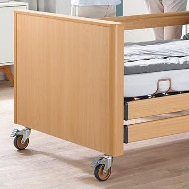Gavl i træ til Dali Plejeseng - kun til én ende - Seniorshop