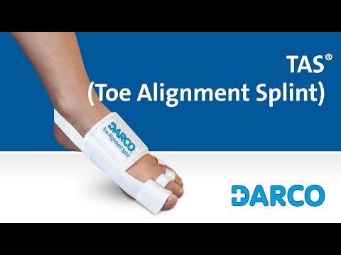 Bandage til tå korrigering