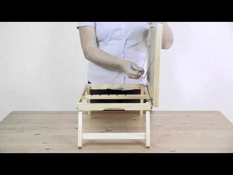Betttablett aus Holz